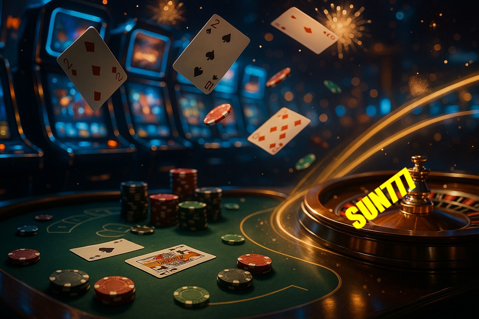 Jogos emocionantes no SUN777